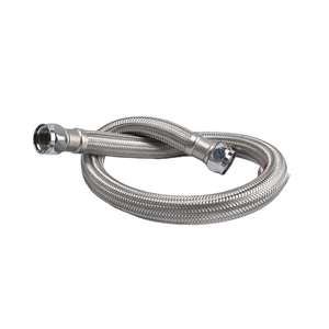 Tuyau <span class=keywords><strong>flexible</strong></span> tressé pour <span class=keywords><strong>raccordement</strong></span> d'arrivée d'<span class=keywords><strong>eau</strong></span> du réservoir <span class=keywords><strong>de</strong></span> toilettes - Product Image 1