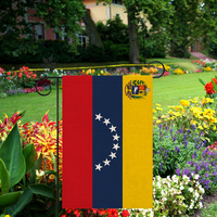 Matériel de lin de haute qualité Venezuela pour drapeau d'État extérieur 12*18 dans différents styles au choix