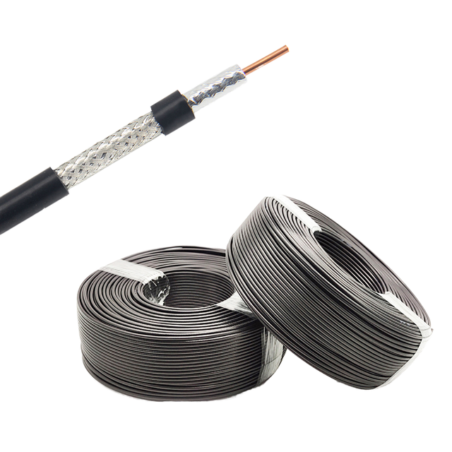 Dmis  LMR240 Coaxial Cable Low Loss Extension Communication RF Jumper 50ohm 200m One Roll