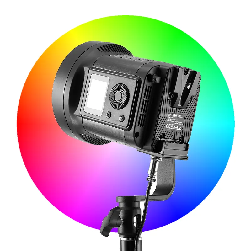 Tolifo SK-135VR RGB LED Video Spotlight Continuous Studio Light 135w BI-Color 2700K-6500K Photography Video Film Fill Light