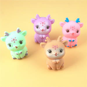 Pelota Antiestrés de Goma Suave con Diseño de Ciervo, Unisex, Kawaii, Regalo, Juguetes para Venta Ambulante - Product Image 5