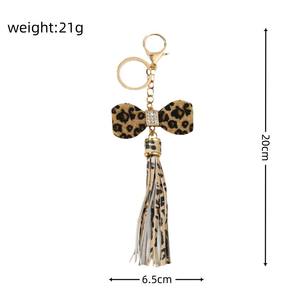 พวงกุญแจลายเสือดาวสุดฮิตสำหรับผู้หญิง จี้ห้อยกระเป๋า กุญแจรถ โทรศัพท์ - Product Image 4