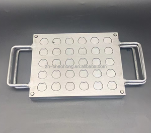 Формы для прессования косметики из железа, инструмент для прессования теней для век, форма для прессования пудры для теней для век своими руками с 30 ячейками - Product Image 6