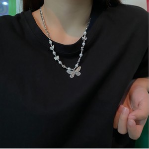 Collana con ciondolo a farfalla gotica per donna girocollo estetica accessori a catena Grunge ragazza colletto Indie gioielli amici - Product Image 2