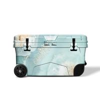 Vevor — boîte à glace Portable en plastique, 75QT, 110QT, 50l, refroidisseur d'eau, pour extérieur, canette de bière