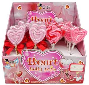 Sucette en forme de rose pour la Saint-<span class=keywords><strong>Valentin</strong></span> Mélange de bonbons durs Couleur <span class=keywords><strong>Confiserie</strong></span> douce et dure Sucette rose - Product Image 5