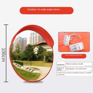 Reflector de tráfico interior y exterior <span class=keywords><strong>Espejo</strong></span> de esquina de garaje subterráneo <span class=keywords><strong>Espejo</strong></span> gran angular cóncavo y convexo - Product Image 5