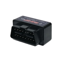 Negro MINI ELM327 BT OBD2 Hardware V2.1 Software V2.1 OBDII lector de código