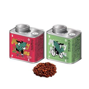 अनुकूलित क्रिसमस उपहार धातु टिन कॉफी बीन्स चाय अखरोट कुत्ते के लिए हवा वाल्व सील कंटेनर के साथ भोजन के लिए कर सकते हैं - Product Image 1
