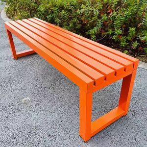 Modern Style Professional Long Iron <b>Metal</b> Patio <b>Bench</b> for Warehouse Outdoor Use - Product Image 4
