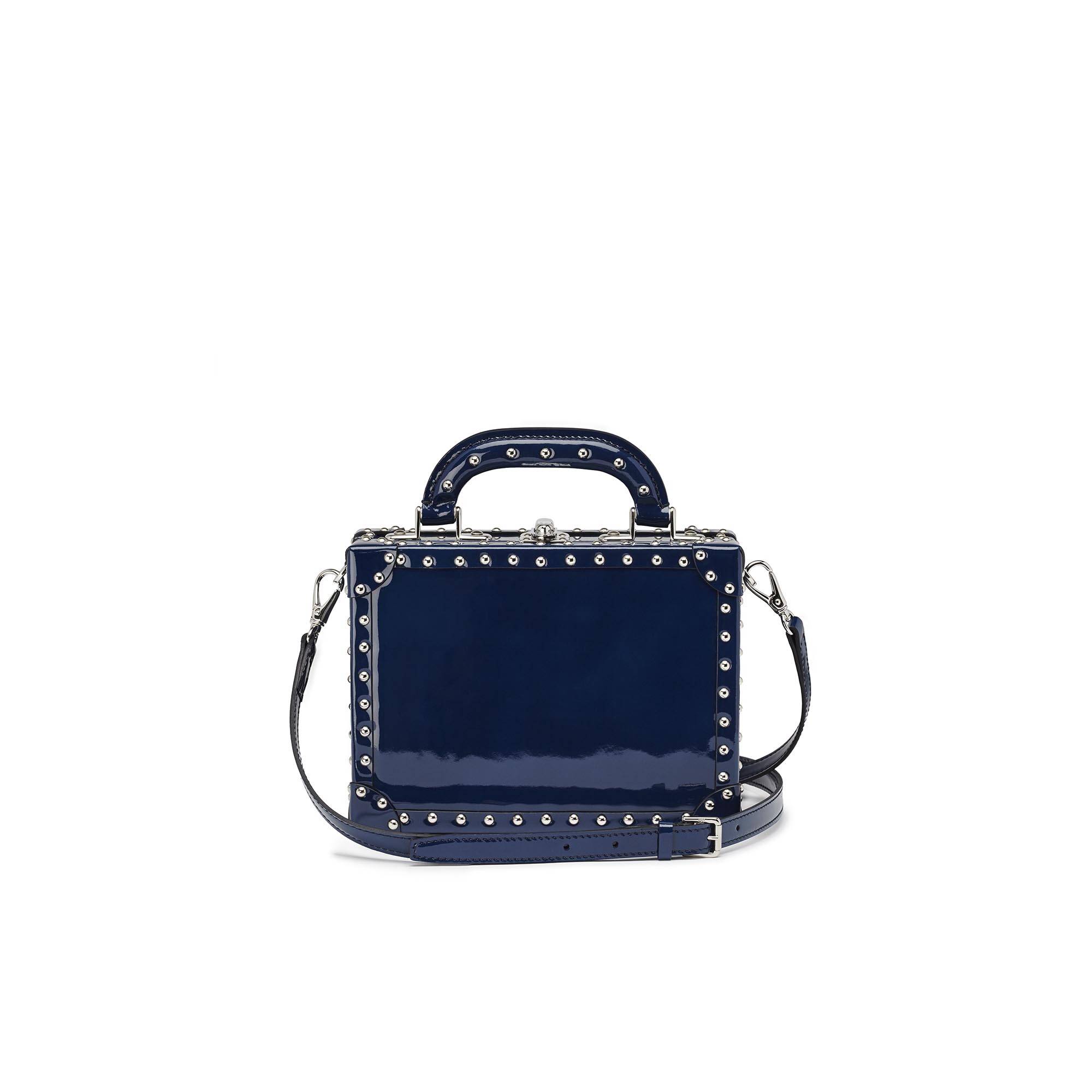Pelle verniciata blu