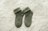 Chaussettes d'hiver en laine alpaga pour femmes, chaud, épais, en cachemire, thermique, nouvelle tendance, Logo personnalisé, pour l'extérieur