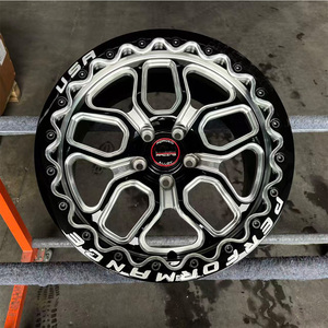 Jantes tout-terrain personnalisées en alliage d'aluminium à 5 trous 5x114.3 5x45 17 18 19 20 24 pouces <span class=keywords><strong>4x4</strong></span> <span class=keywords><strong>Ford</strong></span> <span class=keywords><strong>Mustang</strong></span> Beadlock forgées - Product Image 4