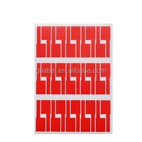 Label Stiker Kabel, Label Penanda Kabel Listrik, Label Kabel Perekat Ukuran A4