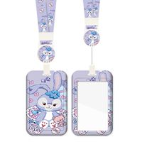 Stella-Lous Anime porte-carte lanière Anti-perte nom Badge Bus travail carte d'identité étui avec lanière