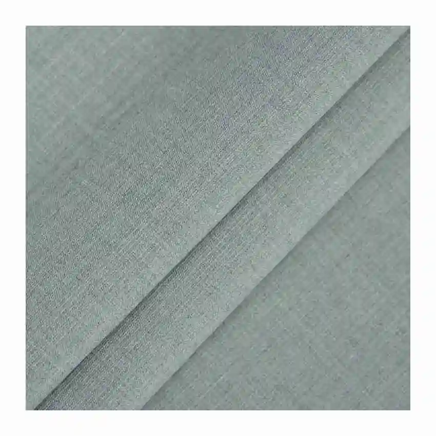 Tejido suave Jacquard Dye tejido liso tela de lana merino 15% W 6% TE 13% V 64% P 2% tela de mezcla de PU para traje informal