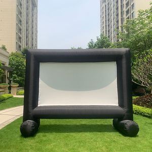 Écran de projection avant et arrière personnalisé pour l'extérieur écran de projection écran de cinéma gonflable avec souffleur d'air avec chaises - Product Image 5