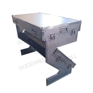 โต๊ะดีเจแบบพับได้พกพาสะดวก รุ่นยอดนิยมปี 2024 พร้อมกล่องใส่แบบพกพาขนาดกะทัดรัด - Product Image 5