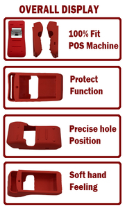 Nhà Máy Bán buôn ABS không thấm nước Silicon bảo vệ trường hợp máy tính bảng của Pax A920 POS thiết bị đầu cuối trường hợp - Product Image 2