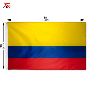 Serie colombiana barata de fábrica de productos de soporte para fanáticos Bandera de Colombia para regalos promocionales de Colombia - Product Image 3