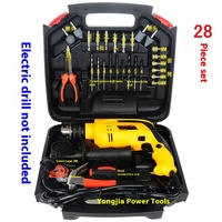 Ensemble de 102 outils en acier au carbone haute vitesse avec mallette rigide, clés mixtes, pour usage domestique/industriel, sans perceuse électrique, OEM