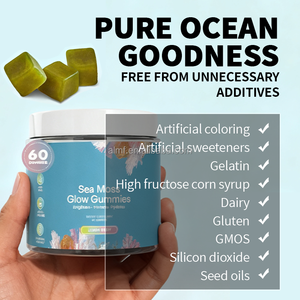 60 Gomitas de Aloe Vera con Polvo de Perla, Vitamina C y <span class=keywords><strong>E</strong></span> Liposomal, Extracto de Blue Majik, Ilumina, Protege, Hidrata, Suplemento Dietético Marino - Product Image 4