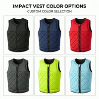 Gilet de protection personnalisé pour le surf, le wakeboard, les motomarines, gilet de sauvetage en néoprène, protection en mousse PVC, gilet de sauvetage pour jet-boat, ski nautique, sports nautiques