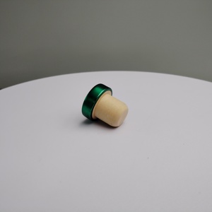 Trung Quốc Nhà sản xuất rượu mạnh nút chai 30mm 31.5mm 33mm chai tổng hợp nút chai với nắp nhôm - Product Image 2