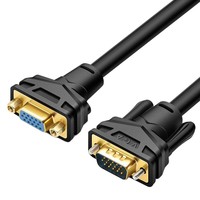 Cable VGA Macho a Macho 3 Plus 9, Cable VGA Macho a Hembra 3 Plus 9, Cable VGA HD, Cable de Conexión de Monitor a Host de Computadora