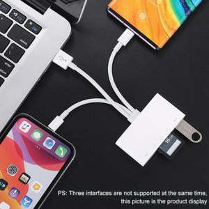 <span class=keywords><strong>5</strong></span>-trong-1 ổ đĩa flash SD TF Card Reader <span class=keywords><strong>adapter</strong></span> với Type-C USB <span class=keywords><strong>Lightning</strong></span> Port Đối với <span class=keywords><strong>iPhone</strong></span> iPad macbook - Product Image 2