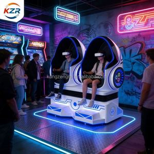 เก้าอี้ไข่ VR สำหรับสองคน ประสบการณ์เสมือนจริง เกมเสมือนสถานที่จริง ความบันเทิงพร้อมระบบตรวจจับการเคลื่อนไหว เครื่องเล่นออลอินวัน - Product Image 1