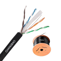 Kabel CHANGBAO Cat6A 23AWG UTP - Selubung PVC/PE Kabel Ethernet Kecepatan Tinggi untuk LAN Komersial & Pusat Data