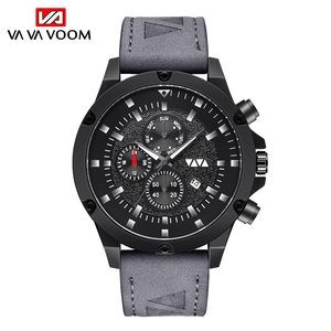 นาฬิกาโครโนกราฟผู้ชายขนาดใหญ่พิเศษ ขอบหน้าปัดแบบทาคีมิเตอร์ ประดับโรสโกลด์ หน้าปัดสีดำ - Product Image 4