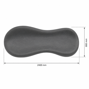 Bandeja para Bonsái de Piedra Gris, Soporte Decorativo para Plantas, Base Curva de Piedra para Escritorio - Product Image 5
