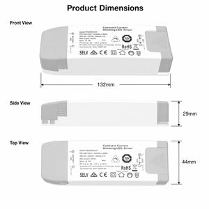 Controlador LED regulable Triac ADIMMING PE296R 200-250V CA 12V-24V 700mA 25-42V 400mA 43-70V 250mA 12W-18W - Product Image 3