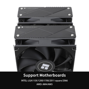 Refroidisseur de processeur Thermalright Phantom Spirit 120 Noir pour PC, technologie AGHP 4.0, compatible AMD et Intel - Product Image 3