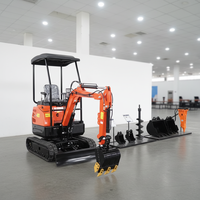 Mini-excavatrice sur chenilles Seahawk 3,5 tonnes avec moteur Kubota, godet en acier, haute efficacité, matériel de terrassement