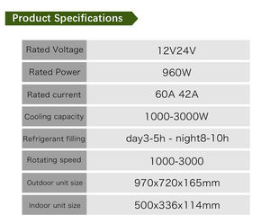 Climatisation de toit 12v pour fourgonnette Mercedes <span class=keywords><strong>Sprinter</strong></span>, camion de restauration, climatisation - Product Image 6