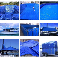 Bâche de protection pour bateau en PVC gris enduit, imperméable, anti-UV, anti-corrosion, robuste, pour usage marin