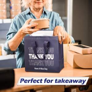 カスタムテイクアウトバッグ、保冷バッグ、持ち帰り用バッグ、フードデリバリーバッグ、ショッピングバッグ、保温バッグ - Product Image 4