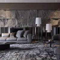 Panneaux muraux de décoration intérieure naturelle, panneaux muraux en pierre PU, panneaux muraux en pierre, panneaux muraux en pierre artificielle