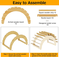 Cave pour chat en bois naturel d'intérieur - Maison pour chat élégante en bois massif, facile à nettoyer et résistante aux griffures, idéale pour les chats petits/moyens