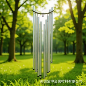Aluminum <b>Wind</b> <b>Chime</b> Tube 12mm Diameter 160-260mm Polished Weather Resistant Hanging Garden Ornament - Product Image 1