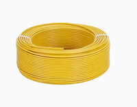 Fil électrique en cuivre massif monocœur de 16 mm - Isolation en PVC pour applications d'alimentation, de chauffage, industrielles et automobiles, câblage domestique