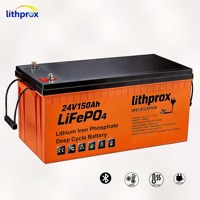 Batterie au lithium LiFePO4 24V150AH de haute qualité pour fauteuil roulant électrique, économie d'énergie, poids léger, pour véhicule de mobilité, CE RoHS UL FCC IP67