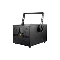 Luz Láser RGB de Alta Potencia de 10W y 30K con Control DMX, Compatible con Software de Espectáculos Láser, Animación a Todo Color para Bodas, Discotecas y Escenarios