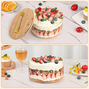 ชามแก้วเล็กพร้อมฝาปิดทำจาก<span class=keywords><strong>ไม้</strong></span>ชาม<span class=keywords><strong>ใส</strong></span>่สลัดผลไม้ขนาดใหญ่พิเศษสำหรับใช้ในห้องครัวงานตามสั่ง - Product Image 2