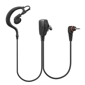 Hy Tera pnc380 đài phát thanh tương thích thoải mái hình chữ G bảo vệ an ninh Tai nghe có dây với đầu nối 3.5mm để nghe nhạc - Product Image 4