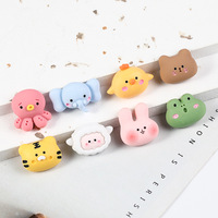 Autocollants optionnels Nouveaux animaux mignons en résine Mouton DIY Accessoires de téléphone Boîtes de rangement Bouteilles Plastique Acrylique pour la création de bijoux en vrac