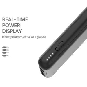 Foneng New P53 Black Classic Li-Polymer Battery Ultra Slim 2 <b>Micro</b> USB 10W Fast Charging 10000mAh Power Bank - Product Image 5